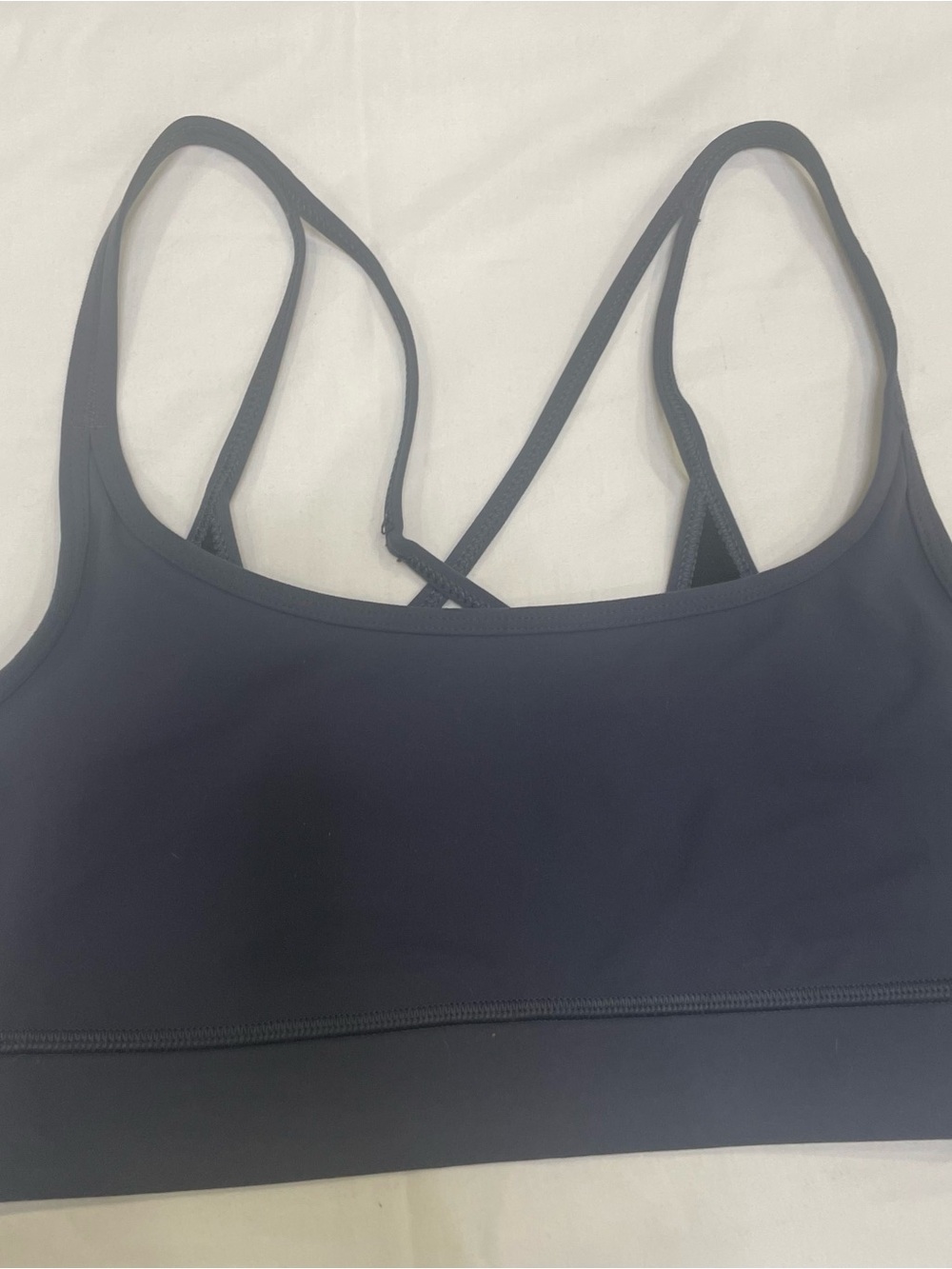 Vuori Black Strappy Sports Bralette